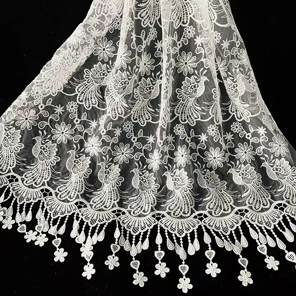 Pizzo ricamato: mostra l'eleganza femminile