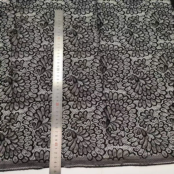 Tessuto in pizzo in nylon spandex da ricamo