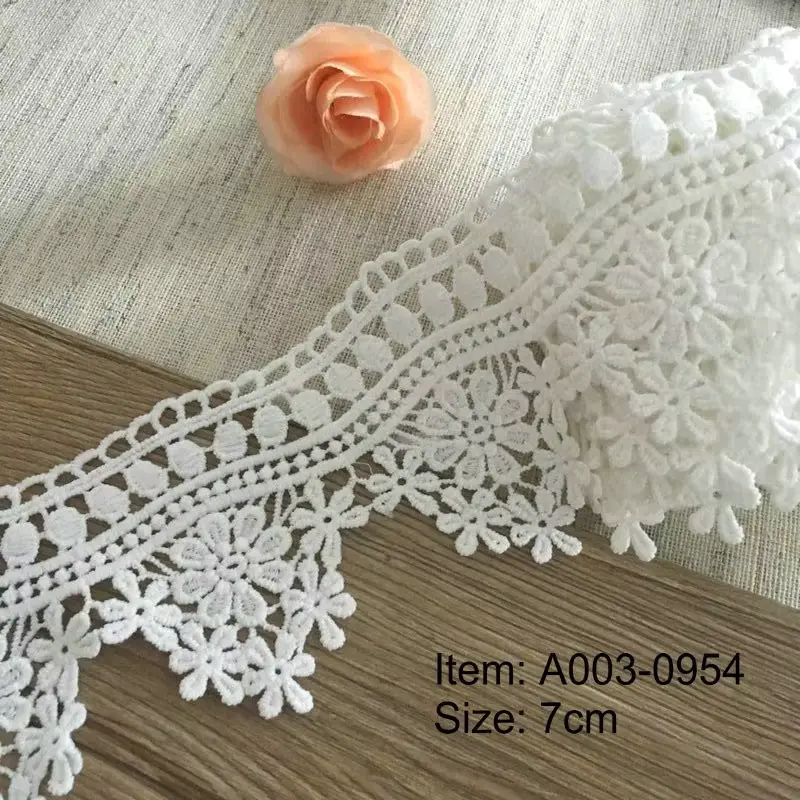 Customized White Milk Silk Embroidery Lace Vintage Chemical Lace For Wedding Dresses Shoes And Other Clothing Accessories Customized White Milk Silk Embroidery Lace Vintage Chemical Lace For Wedding Dresses Shoes And Other Clothing Accessories