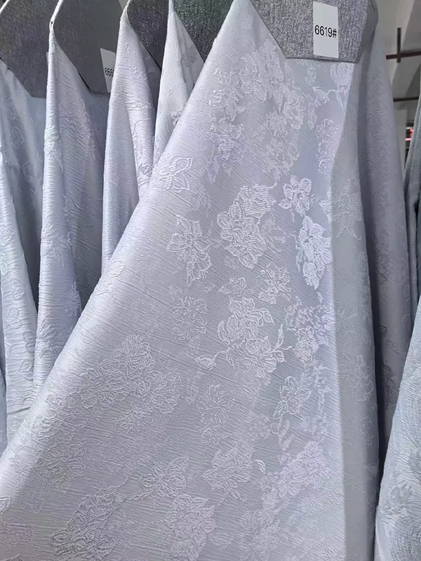 96 Polyester 4 Spandex Soft Comfortable Garment Material Fabrics For Clothing Satin Jacquard Fabric