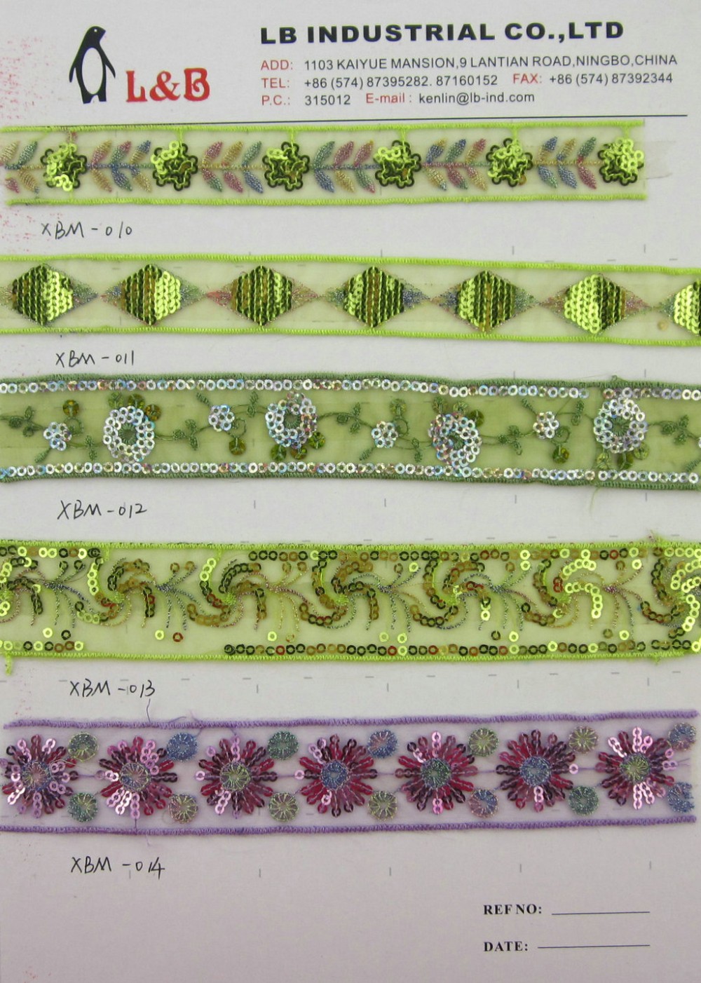 Wholesale Different Width Bling Finish Braid Elastic Sequin Lace Trim